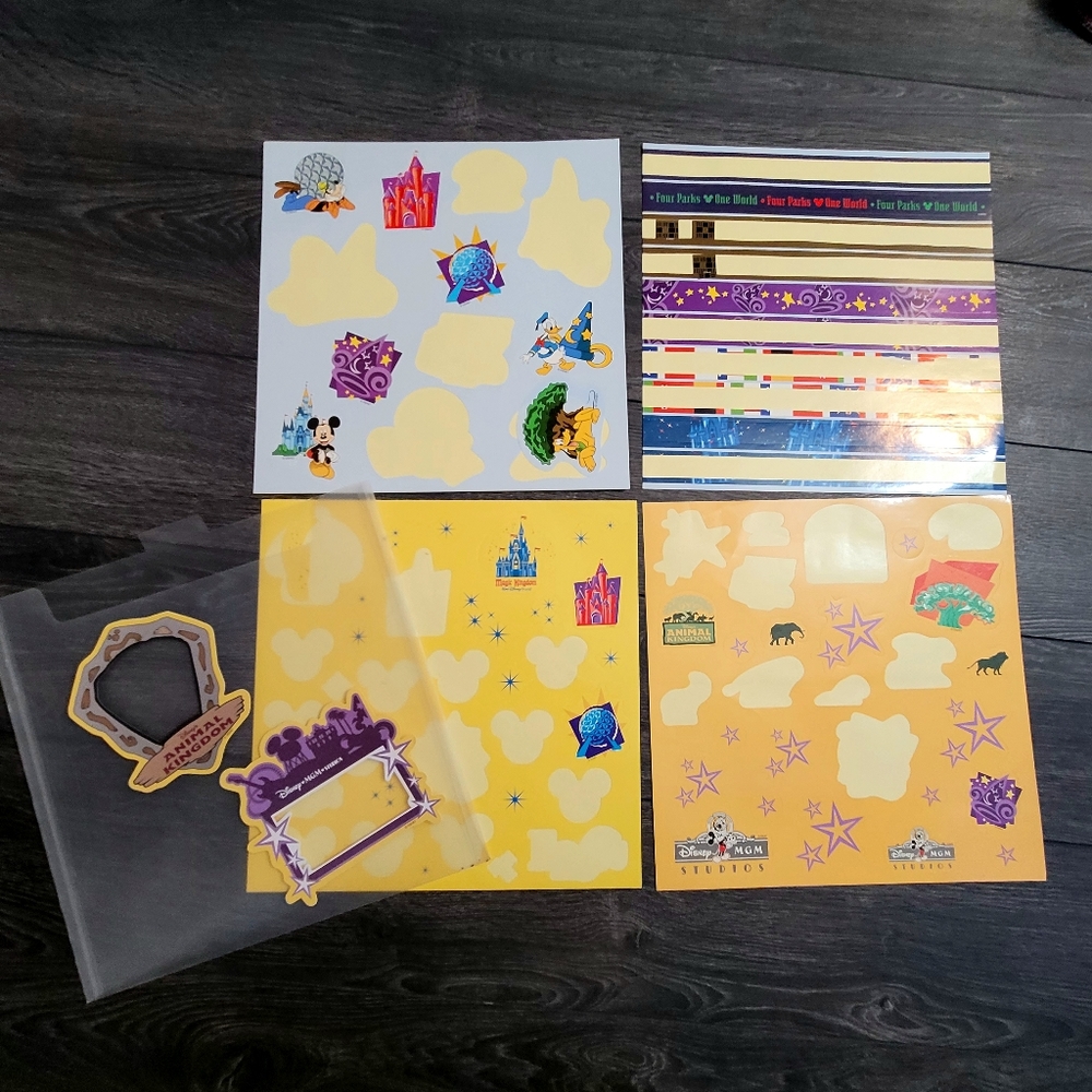 Vintage Disney Scrapbook Stickers